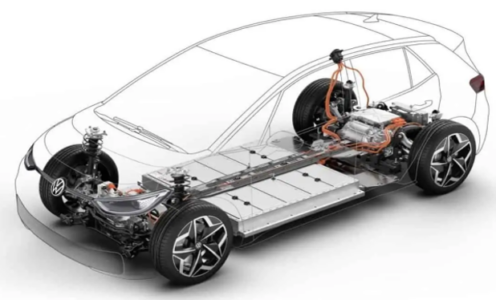 Weckerle bietet Ihnen Lackschutz für den Bereich Automotive an. Das Bild zeigt ein Batteriegehäuse